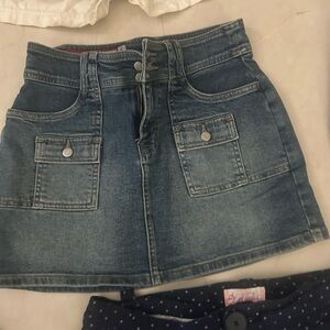Lot of women’s shorts and skirts.